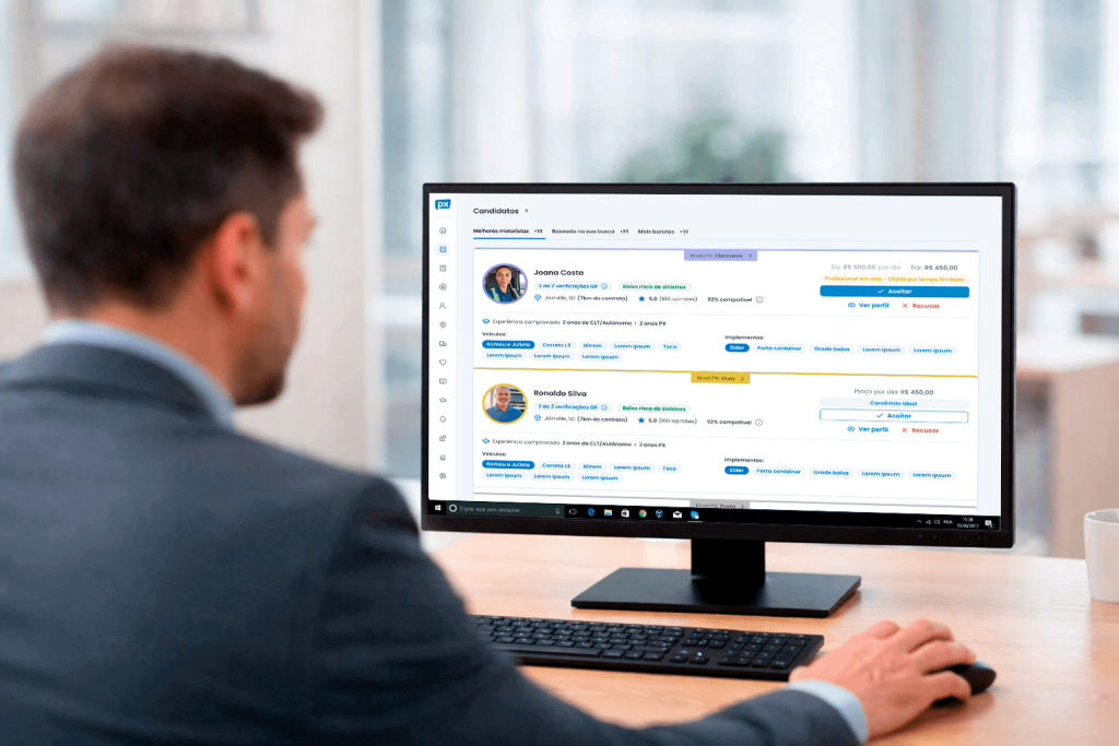 image empresario painel Motorista PX